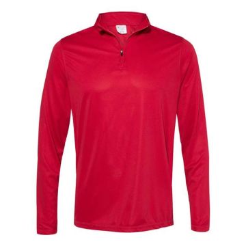 Augusta Sportswear 2785 Attain Color Secure® Performance Quarter-Zip Pullover - S - Red
