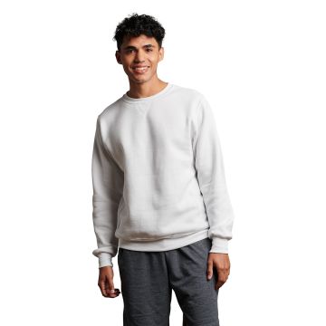 Russell Athletic 698HBM Unisex Dri-Power? Crewneck Sweatshirt - WHITE