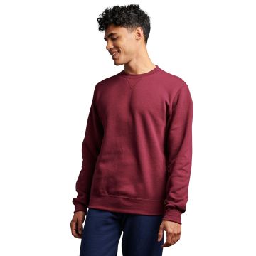 Russell Athletic 698HBM Unisex Dri-Power? Crewneck Sweatshirt - MAROON