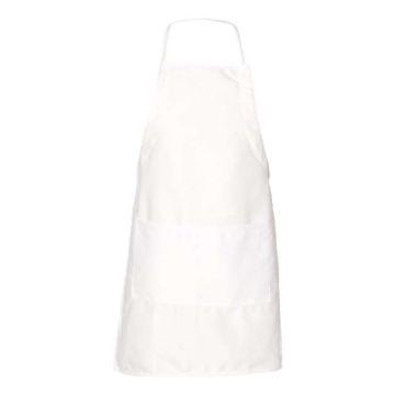 Liberty Bags 5509 Splatter Armor Apron - Adjustable - White