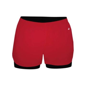 Badger 6150 Women's Double Up Shorts