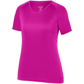 Augusta Sportswear 2793 Girls' Attain Wicking V-Neck T-Shirt
