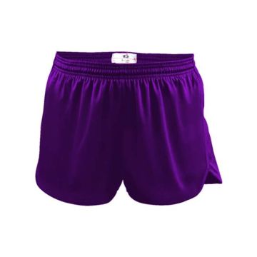 Alleson Athletic 7278 Women's B-Core Track Shorts - S - Purple