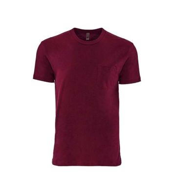 Next Level 3605 Cotton Pocket T-Shirt - XS - Maroon