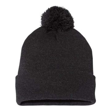 Sportsman SP15 12 Pom-Pom Cuffed Beanie