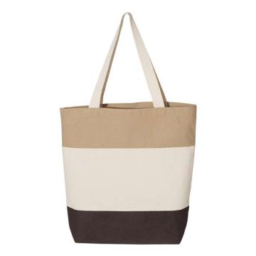 Q-tees Q125900 11L Tri-Color Tote
