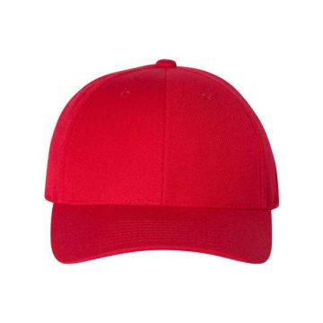 Yp Classics 6789M Premium Curved Visor Snapback Cap - Adjustable - Red