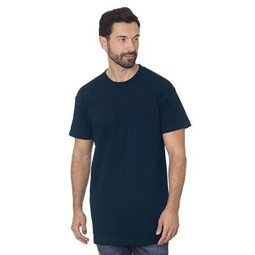 Bayside 7200T Unisex Big Tall Pocket T-Shirt