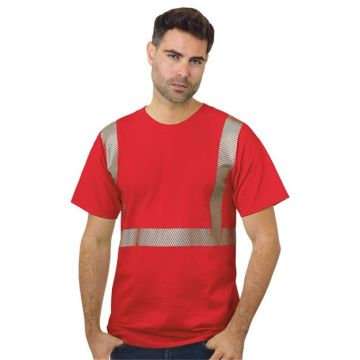 Bayside 3700 USA-Made Hi-Visibility Comfort Trim T-Shirt