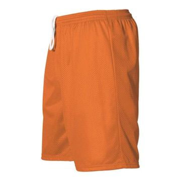 Alleson Athletic 567P Mesh Shorts - S - Orange