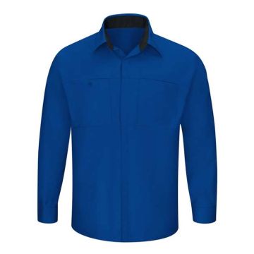 Red Kap SY32L Performance Plus Long Sleeve Shirt with OilBlok Technology - Sizes
