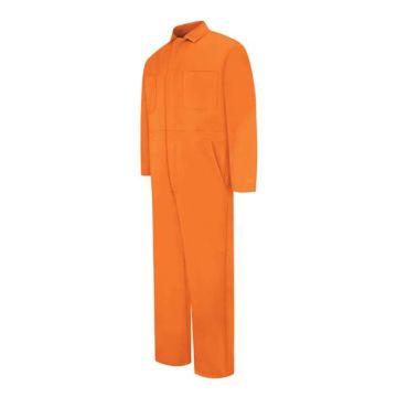 Red Kap CC14 Snap-Front Cotton Coveralls - 56 - Orange