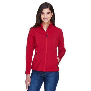 CORE365 78184 Women's Cruise Two-Layer Fleece Bonded Softshell Jacket