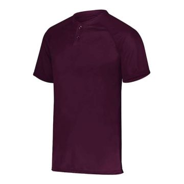 Augusta Sportswear 1565 Attain Two-Button Jersey - S - Maroon