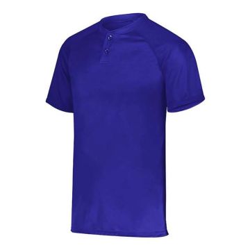 Augusta Sportswear 1565 Attain Two-Button Jersey - S - Purple