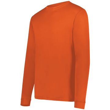 Augusta Sportswear 788 NexGen Wicking  Long Sleeve Tee - ORANGE