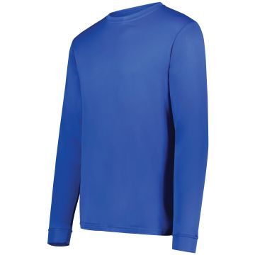 Augusta Sportswear 788 NexGen Wicking  Long Sleeve Tee - ROYAL