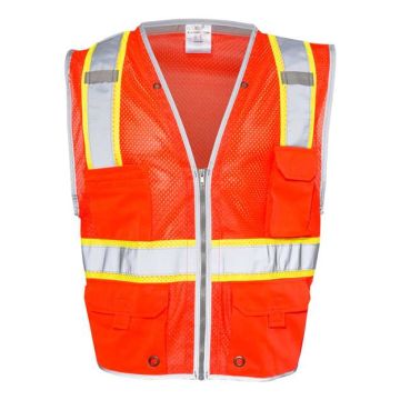 Kishigo 1510-1511 Premium Brilliant Series Heavy-Duty Class 2 Vest