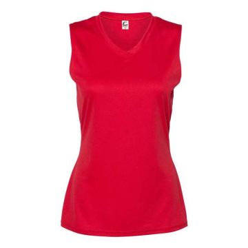 C2 Sport 5663 Women's Sleeveless V-Neck T-Shirt