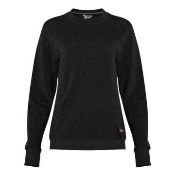 Badger 1041 FitFlex Women's French Terry Sweatshirt - XS - Black
