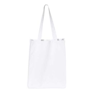 Q-tees Q125400 27L Jumbo Shopping Bag - One Size - White