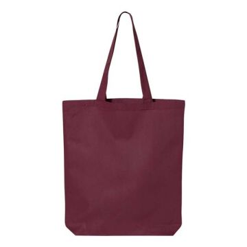 Q-tees QTBG 12L Economical Tote - One Size - Maroon