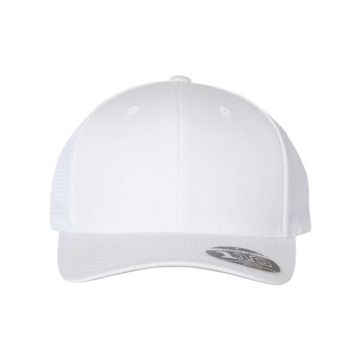 Flexfit 110M 110® Mesh-Back Cap - Adjustable - White