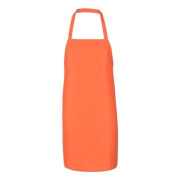 Q-tees Q4010 Bib Apron - One Size - Orange