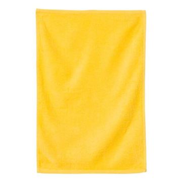 Q-tees T300 Deluxe Hemmed Hand Towel - One Size - Yellow