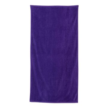 Q-tees QV3060 Velour Beach Towel - One Size - Purple