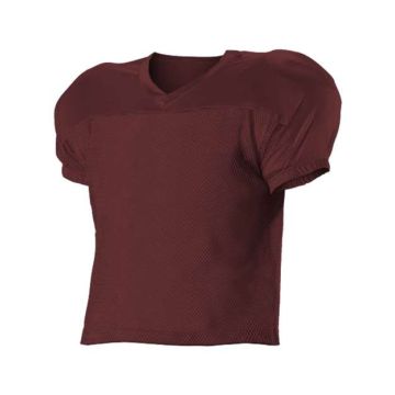 Alleson Athletic 712 Practice Mesh Football Jersey - Maroon