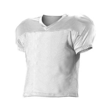 Alleson Athletic 712 Practice Mesh Football Jersey - S/M - White