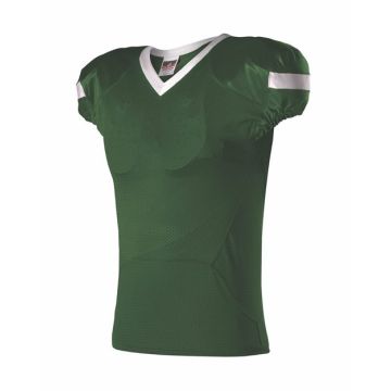 Alleson Athletic 754Y Youth Pro Flex Cut Belt Length Football Jersey - M - White