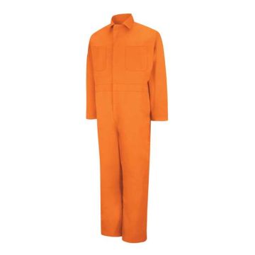 Red Kap CT10L Twill Action Back Coverall Long Sizes - 42 - Orange