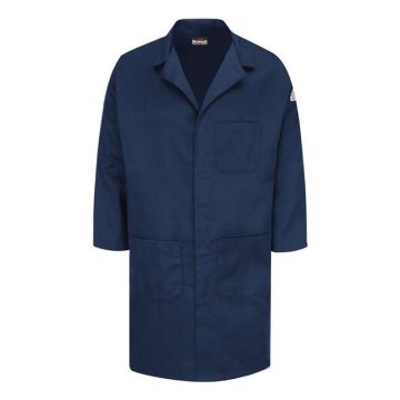 Bulwark KLL6 Concealed Snap Front Lab Coat - EXCEL FR ComforTouch 6 oz