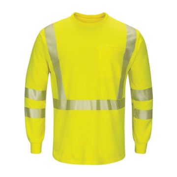 Bulwark SMK8 Hi-Visibility Lightweight Long Sleeve T-Shirt