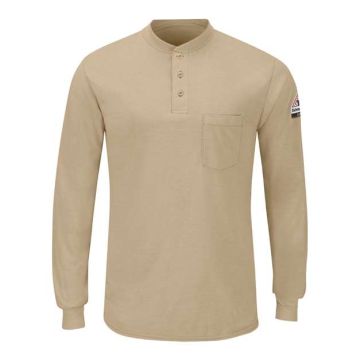 Bulwark SML8L Long Sleeve Henley - Sizes