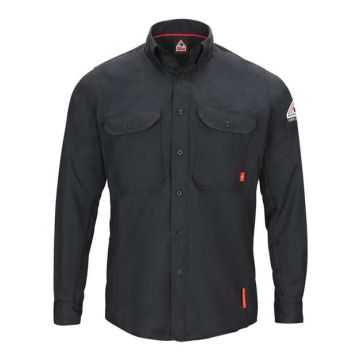 Bulwark QS50 iQ Series Long Sleeve Comfort Woven Lightweight Shirt