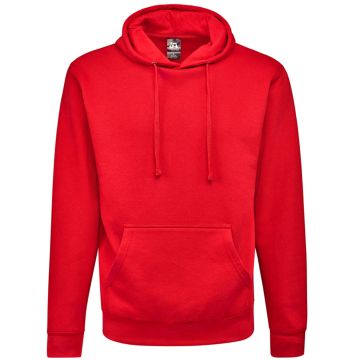 J America 8720JA Unisex BTB Fleece Hooded Sweatshirt - RED