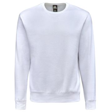 J America 8721JA Unisex BTB Fleece Sweatshirt - WHITE