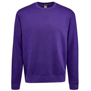 J America 8721JA Unisex BTB Fleece Sweatshirt - PURPLE