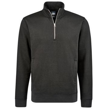 J America 8722JA Unisex BTB Fleece Quarter-Zip - BLACK