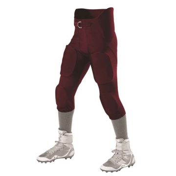 Alleson Athletic 689S Intergrated Football Pants - 2XL - Maroon