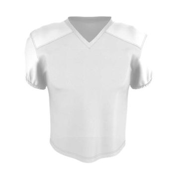 Alleson Athletic 751Y Youth Pro Game Football Jersey - S - White