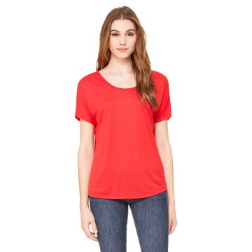 Bella + Canvas 8816 Ladies' Slouchy T-Shirt - RED