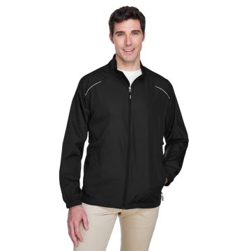CORE365 88183 Men's Techno Lite Motivate Unlined Lightweight Jacket - BLACK