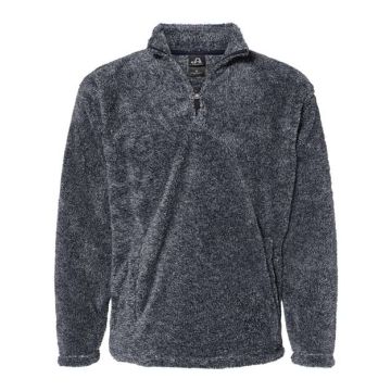J. America 8464 Boundary Shag Frosty Sherpa Quarter-Zip Pullover