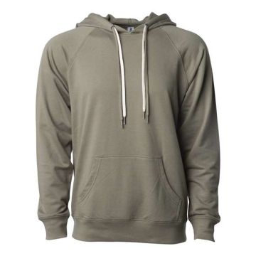 Independent Trading Co. SS1000 Icon Lightweight Loopback Terry Hooded Sweatshirt - XL - Olive