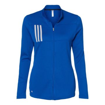Adidas A483 Women's 3-Stripes Double Knit Full-Zip