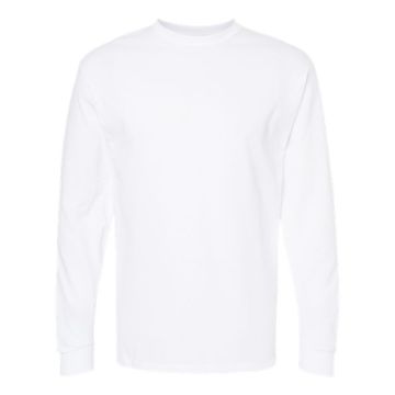 M&o 4820 Gold Soft Touch Long Sleeve T-Shirt - S - White